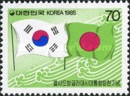 Flags of South Korea and Bangladesh