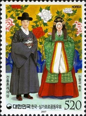 Traditional Wedding Costumes - Dallyeong & Wonsam