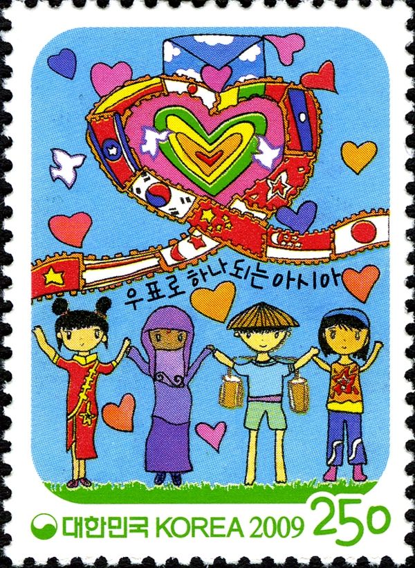 Letters & stamps - the messenger of Love and Peace