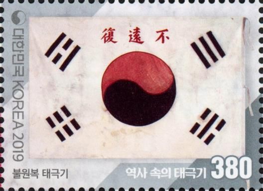 Evolution of the Korean Flag