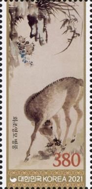 Detail of Scroll Painting by Jang Seung-eop