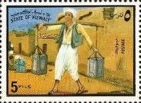 Man with water bags