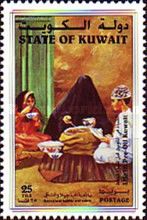 Seated at ceremonial meal