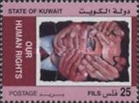 Hands covering man’s face