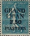 Type Semeuse overprinted and Lebanese surcharge