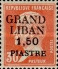 Type Pasteur overprinted and Lebanese surcharge