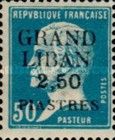 Type Pasteur overprinted and Lebanese surcharge
