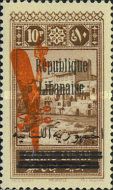 Tripoli; Airmail 1926 overprinted Republique Libanaise
