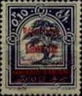 Cedar, with French & Arabic Overprint