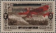 Landscape with bilingual overprint & Avion