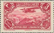 Plane over landscape
