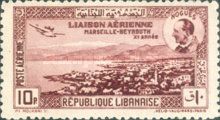 Maurice Nogues and View of Beirut