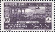 Plane over Mount Lebanon