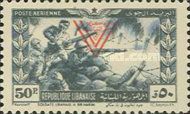 Soldiers at Bir Hacheim with V (Victory)