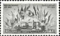Flags and Building