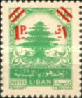 Cedar of Lebanon surcharged