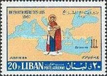 Justinian and Map of Mediterranean