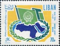 Map & Flag of Arab League