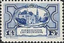 Government palace and church, Vaduz