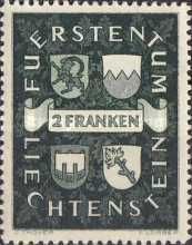 Old coat of arms, county of Vaduz