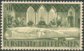 Signing the Treaty of May 3, 1342