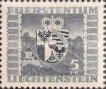 Arms of Liechtenstein and Vaduz Castle