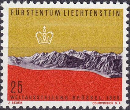 Relief Map of Liechtenstein