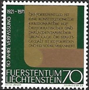 New constitution, 50th anniversary