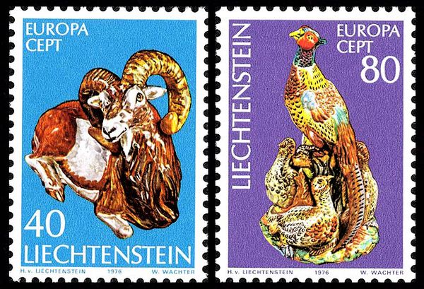 "Pheasant family", Prince Hans von Liechtenstein