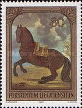 Portrait of a Blakisch-brown Stallion