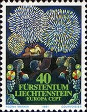 Fireworks at Vaduz Castle