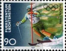 Slalom skiing