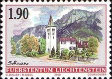 Tower of Church of St. Lawrence, Schaan
