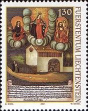 1718 picture, Chapel of Our Lady, Dux