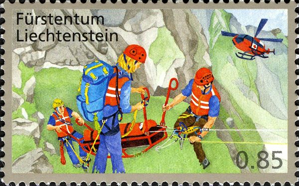 In air