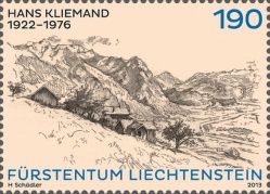Hans Kliemand (1922-1976) - View into the Rhine valley