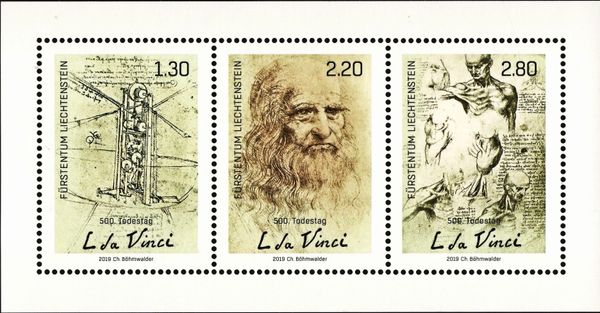 500th Anniversary of the Death of Leonardo da Vinci