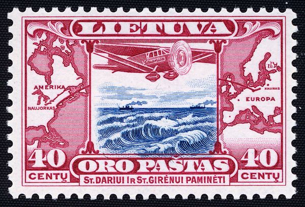 Bellanca Monoplane - Lituanica over Atlantic