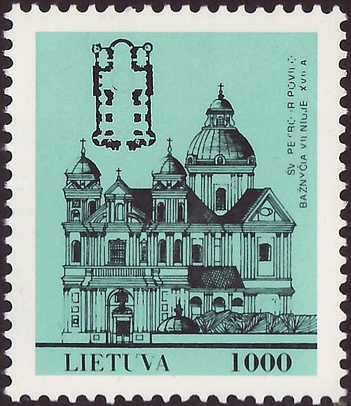 Saints Peter and Paul Church, Vilnius (XVII c.)