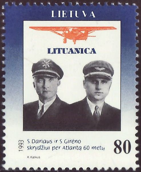 60th Death Anniversary of S. Darius and S. Girėnas, Pilots