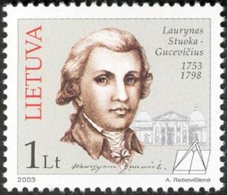 250th Birth Anniv of Laurynas Stuoka-Gucevičius (1753-1798)