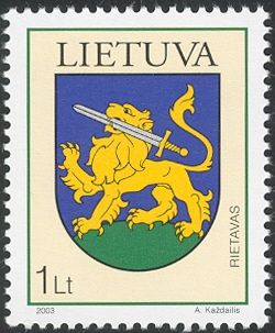 Coat of Arms of Rietavas