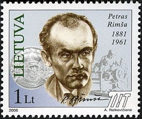 125th Birth Anniversary of Petras Rimša (1881-1961)