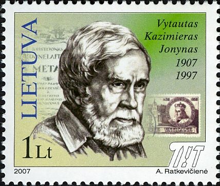 Birth Centenary of Vytautas Kazinieras Jonynas (1907-1997)