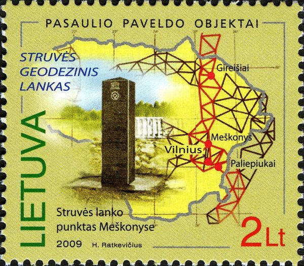 Struve’s Arc Point in Meškonys