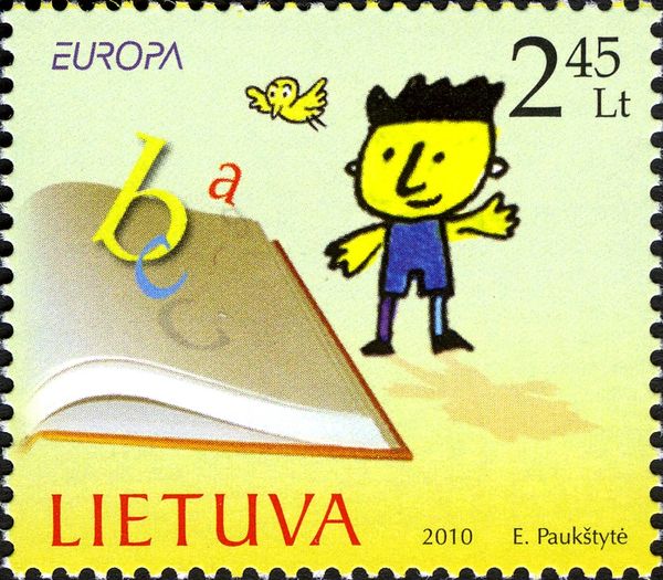 Book, Boy, Bird and Letters