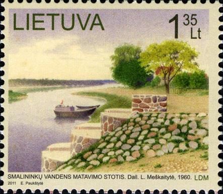 Smalininkai Water Measuring Station, L. Meškaitytė (1960)