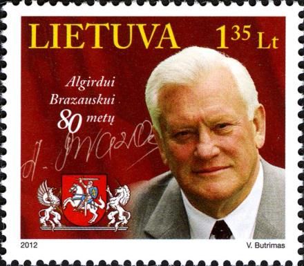 80th Birth Anniversary of Algirdas Brazauskas (1932-2010)