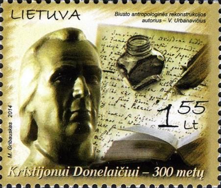 300th Birth Anniv. of Kristijonas Donelaitis (1714-1780)
