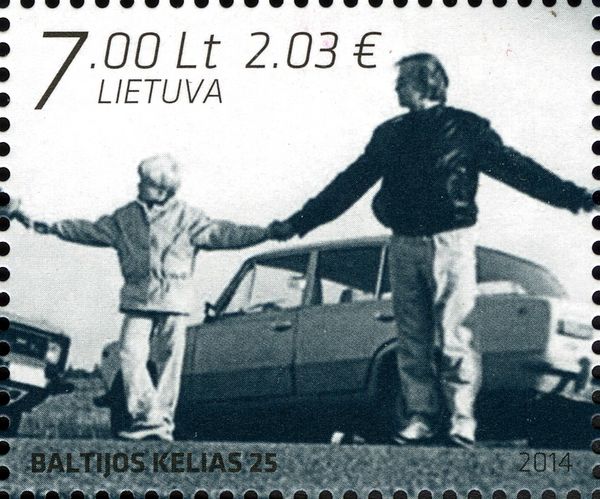 Child and Man Demonstrators (Estonia)